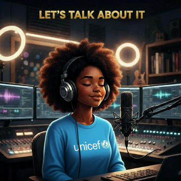 Firefly_Gemini Flash_Tu peux habiller la fille avec un T-shirt longue manche bleu UNICEF- 132638